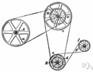 gear mechanism - a mechanism for transmitting motion for some specific purpose (as the steering gear of a vehicle)
