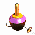 gyroscope - rotating mechanism in the form of a universally mounted spinning wheel that offers resistance to turns in any direction