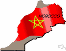 Kingdom of Morocco - a kingdom (constitutional monarchy) in northwestern Africa with a largely Muslim population
