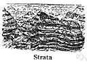 bed - (geology) a stratum of rock (especially sedimentary rock)