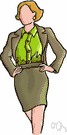 turned out - dressed well or smartly