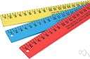 yard measure - a ruler or tape that is three feet long