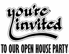 at home - a reception held in your own home