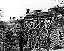trestle - a supporting tower used to support a bridge