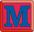 M - the 13th letter of the Roman alphabet