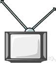 television antenna - an omnidirectional antenna tuned to the broadcast frequencies assigned to television