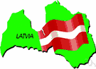 Latvia - a republic in northeastern Europe on the eastern coast of the Baltic Sea