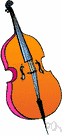 cello - a large stringed instrument