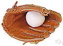 baseball mitt - the handwear used by fielders in playing baseball