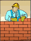 bricklayer - a craftsman skilled in building with bricks