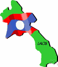 Laos - a mountainous landlocked communist state in southeastern Asia