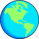 North America - a continent (the third largest) in the western hemisphere connected to South America by the Isthmus of Panama