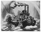 Paddle steamer - a steam vessel propelled by paddle wheels