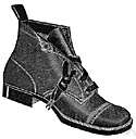 brogan - a thick and heavy shoe