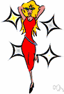 supermodel - a fashion model who has attained the status of a celebrity