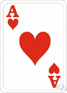 ace of hearts - the ace in the heart suit