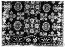 coverlet - a decorative bedspread (usually quilted)