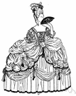petticoat - undergarment worn under a skirt