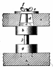 concretion - an increase in the density of something