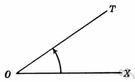 acute angle - an angle less than 90 degrees but more than 0 degrees