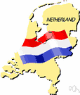 Kingdom of The Netherlands - a constitutional monarchy in western Europe on the North Sea