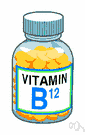 vitamin B12 - a B vitamin that is used to treat pernicious anemia
