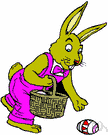 Easter Bunny - a rabbit that delivers Easter eggs