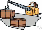 cargo container - a large container for freight