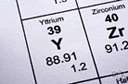 Y - a silvery metallic element that is common in rare-earth minerals
