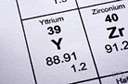 yttrium - a silvery metallic element that is common in rare-earth minerals