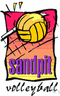 sandpit - a large pit in sandy ground from which sand is dug