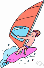 wakeboard - a buoyant board (resembling a surfboard) that is used to ride over water while being pulled behind a motorboat