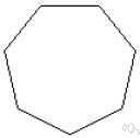 heptagon - a seven-sided polygon