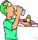 imbibition - the act of consuming liquids