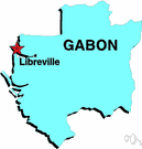Gabun - a republic on the west coast of Africa