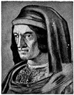 Lorenzo de'Medici - Italian statesman and scholar who supported many artists and humanists including Michelangelo and Leonardo and Botticelli (1449-1492)