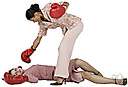 poke - (boxing) a blow with the fist