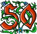 fifty - being ten more than forty