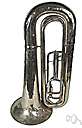 baritone - the second lowest brass wind instrument