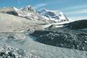 ablation - the erosive process that reduces the size of glaciers