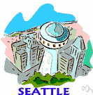 Seattle - a major port of entry and the largest city in Washington