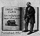 Uncle Tom - a servile black character in a novel by Harriet Beecher Stowe