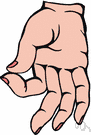 tweet - squeeze tightly between the fingers