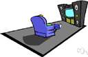 home theatre - television and video equipment designed to reproduce in the home the experience of being in a movie theater