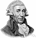 Franz Joseph Haydn - prolific Austrian composer who influenced the classical form of the symphony (1732-1809)
