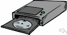 CD-ROM - a compact disk that is used with a computer (rather than with an audio system)
