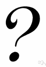interrogation point - a punctuation mark (?) placed at the end of a sentence to indicate a question