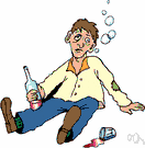 drunkard - a chronic drinker