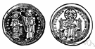 Byzant - a gold coin of the Byzantine Empire