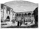 caravansary - an inn in some eastern countries with a large courtyard that provides accommodation for caravans